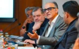 برگزاری نشست بررسی مسیرهای تامین برق مجتمعهای منطقه ویژه پتروشیمی ماهشهر به میزبانی هلدینگ خلیج فارس برگزاری نشست بررسی مسیرهای تامین برق مجتمعهای منطقه ویژه پتروشیمی ماهشهر به میزبانی هلدینگ خلیج فارس