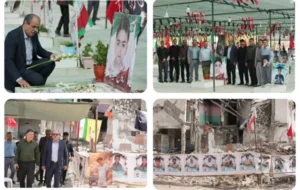 تجدید میثاق مدیرکل امور مالیاتی هرمزگان با شهدای مدرسه شجره طیبه میناب تجدید میثاق مدیرکل امور مالیاتی هرمزگان با شهدای مدرسه شجره طیبه میناب